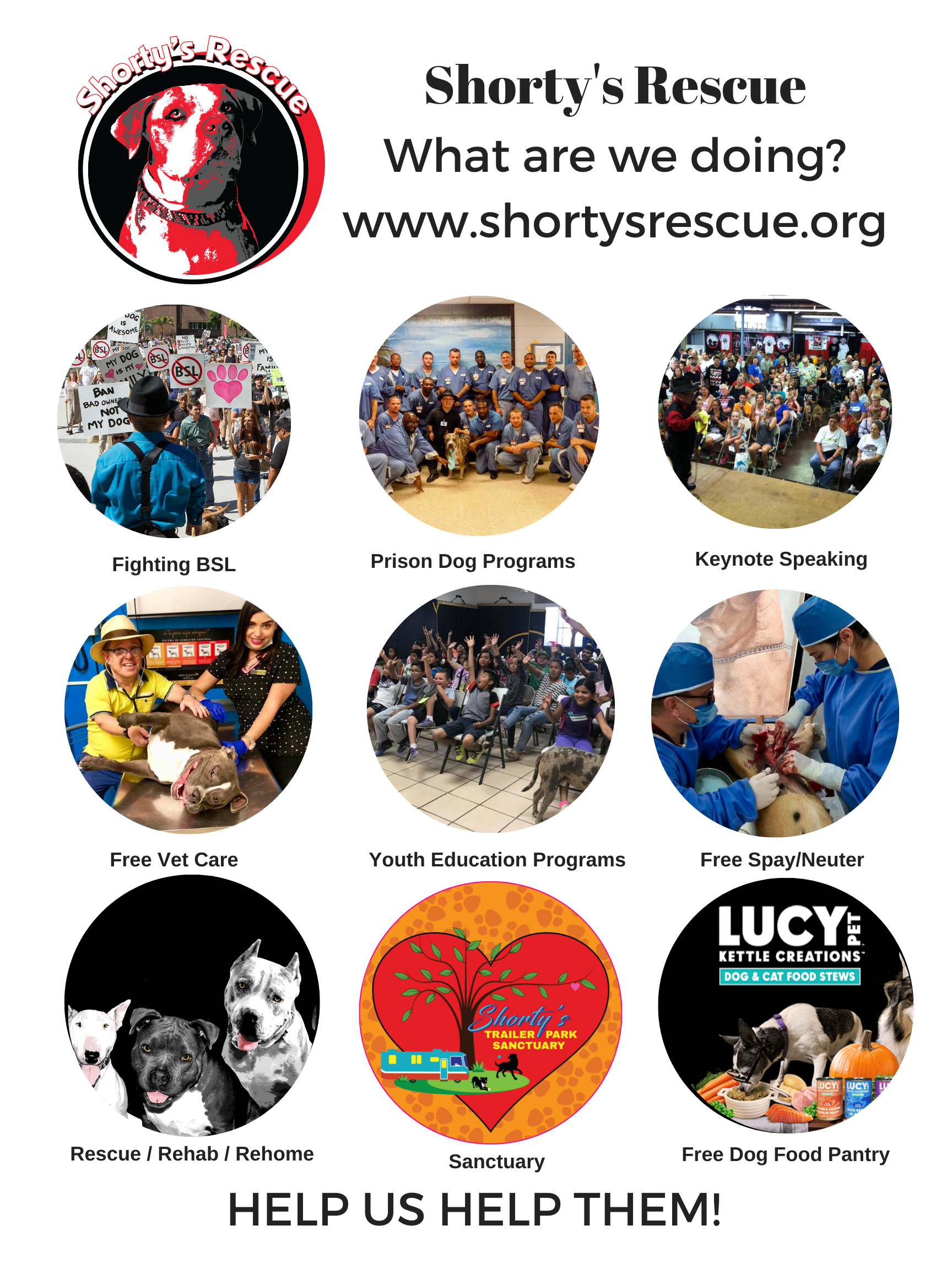 Shorty's Rescue - What we're doing for the dogs